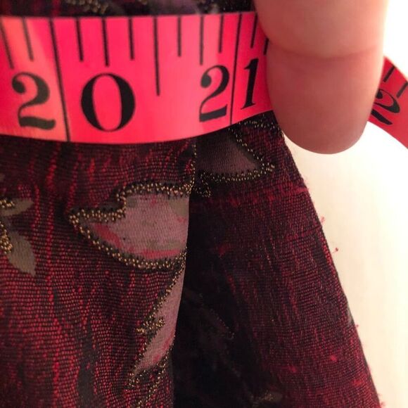 Vintage Coldwater Creek Women's Maroon Silk Floral Collared Button Shirt Small - Picture 8 of 10